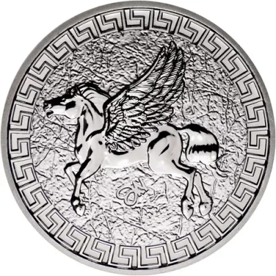 2022年 (新品) セントヘレナ「ペガサス」純銀 1オンス 銀貨