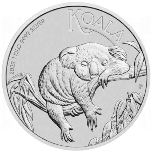 2022年 (新品) オーストラリア「コアラ」純銀 1キロ 銀貨