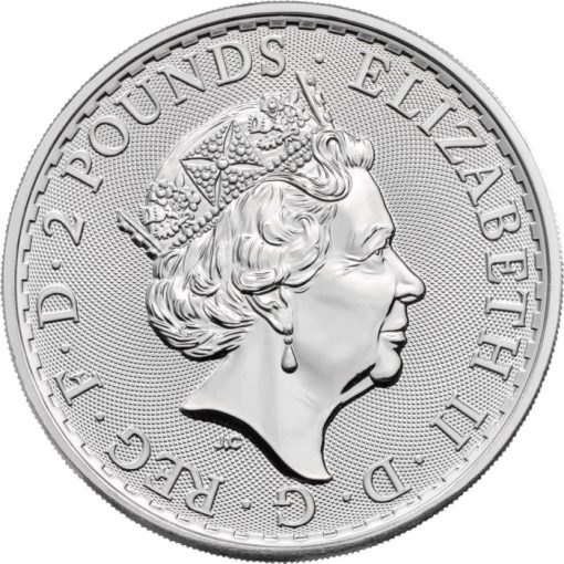2023 (New) England Britannia Silver 1 oz Coin (Elizabeth II) - Image 2