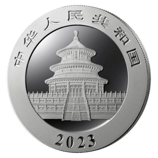 2023年 (新品) 中国「パンダ」純銀 30グラム 銀貨 - 画像 (2)