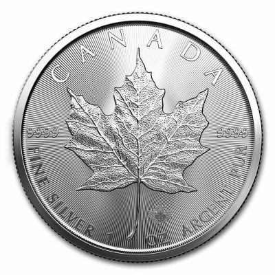 2023 (New) Canada Maple Leaf Final Edition Queen Elizabeth 1 oz Silver Coin