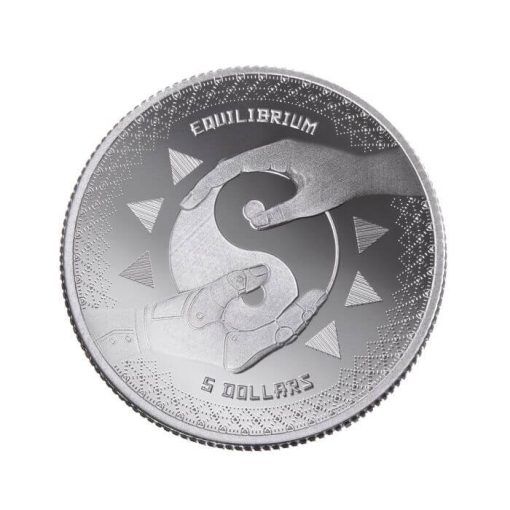 2020 (New) Tokelau Equilibrium Silver 1 oz Coin