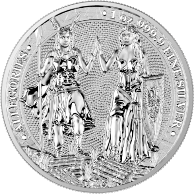2023 (New) Allegories Series Galia & Germania 1 oz Silver Coin