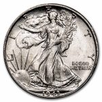 1916年-1947年 アメリカ 「ウォーキング リバティー・ハーフドル」90
