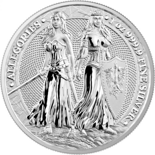 2022 (New) Allegories Series Polonia & Germania Silver 1 oz Coin