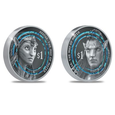 2023 (New) New Zealand Avatar Way of Water Neytiri and Jake Silver 1 oz Proof Coin【2 Coin Set】