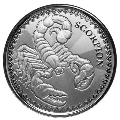 2022 (New) Chad Scorpion Silver 1 oz Coin