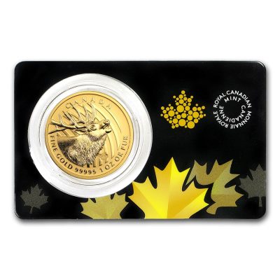 2017年 (新品) カナダ ヘラジカ 純金 1オンス 金貨