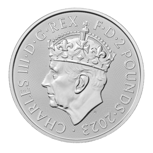 2023年 (新品) イギリス「チャールズ3世戴冠式記念」純銀 1オンス 銀貨 - 画像 (2)