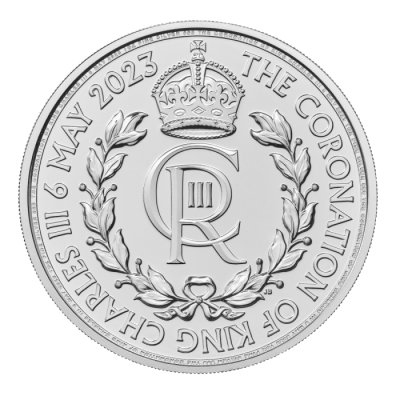 2023年 (新品) イギリス「チャールズ3世戴冠式記念」純銀 1オンス 銀貨