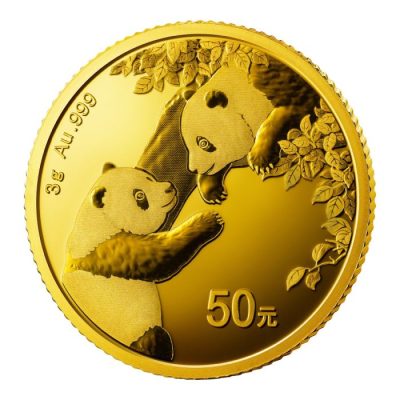 2023 (New) Chinese Panda Gold 3g Coin