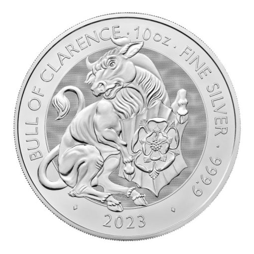 2023 (New) Great Britain The Royal Tudor Beasts The Bull of Clarence Silver 10 oz Coin