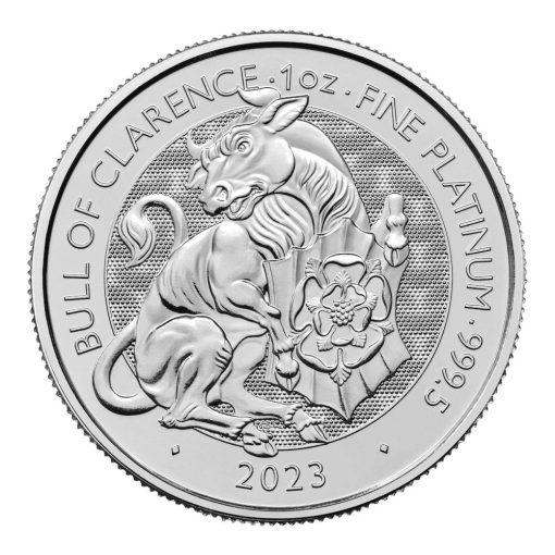 2023 (New) Great Britain The Royal Tudor The Bull of Clarence Platinum 1 oz Coin