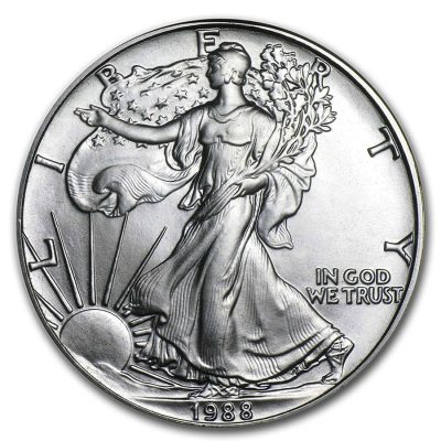 1988 (New) American Eagle Walking Liberty Silver 1 oz Coin