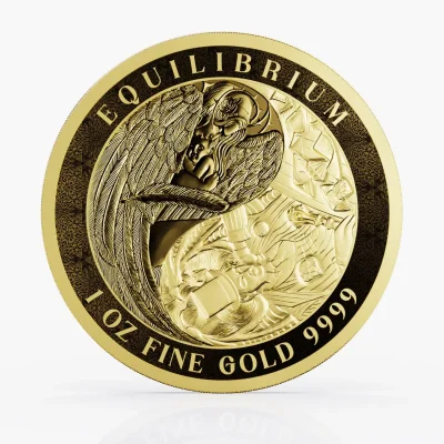 2024年 (新品) トケラウ「均衡・イクイリブリアム」純金 1オンス 金貨