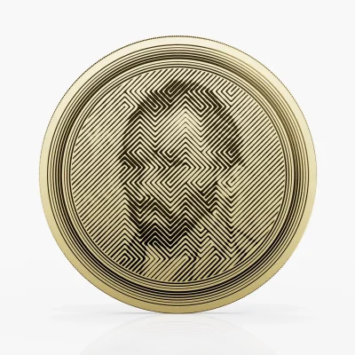 2024年 (新品) トケラウ「アイコン・フィンセント ファン ゴッホ」純金 1オンス 金貨