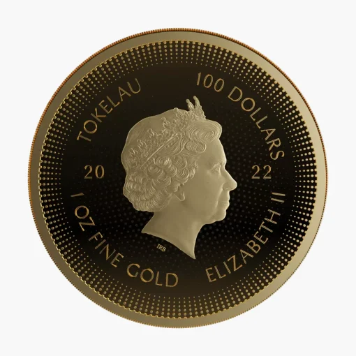 2022 (New) Tokelau Icon Marilyn Monroe Gold 1 oz Coin - Image 2