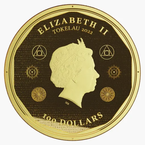 2022 (New) Tokelau Vivat Humanitas Gold 1 oz Coin - Image 2