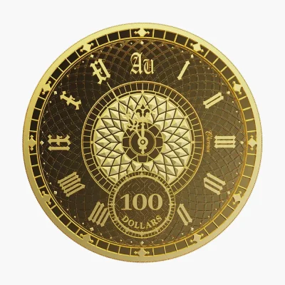 2022年 (新品) トケラウ「クロノス」純金 1オンス 金貨