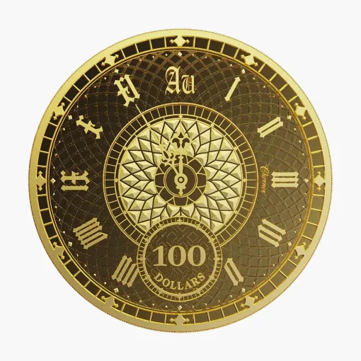 2022年 (新品) トケラウ「クロノス」純金 1オンス 金貨