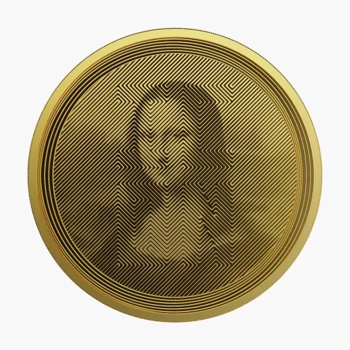 2021 (New) Tokelau Icon Mona Lisa Gold 1 oz Coin