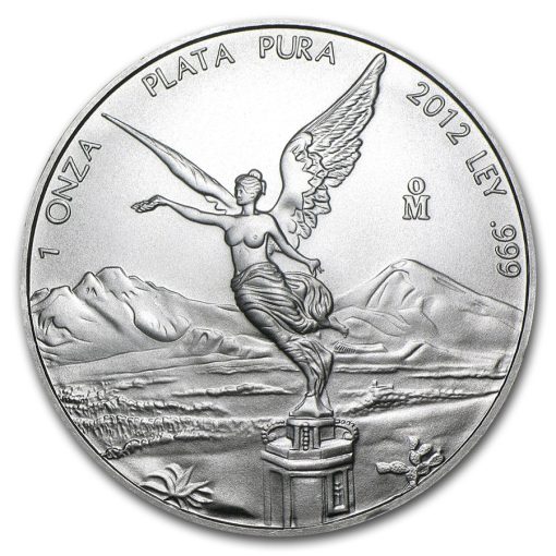 2012年 (新品) メキシコ「リベルタード」純銀 1オンス 銀貨