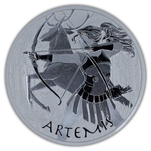 2023 (New) Tuvalu Gods of Olympus Artemis Silver 1 oz Coin