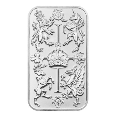 (New) England The Royal Mint Royal Celebration Silver 1 oz Bar