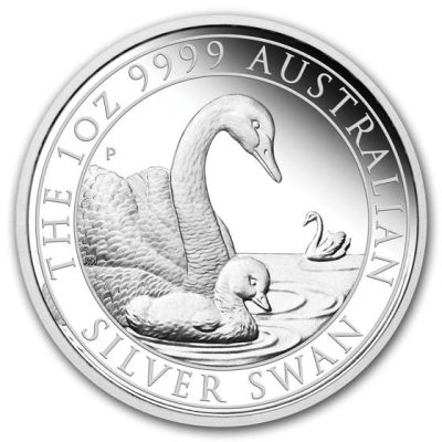 2019 (New) Australian Swan Silver 1 oz Proof Coin