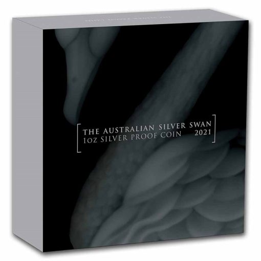 2021 (New) Australian Swan Silver 1 oz Proof Coin - Image 6