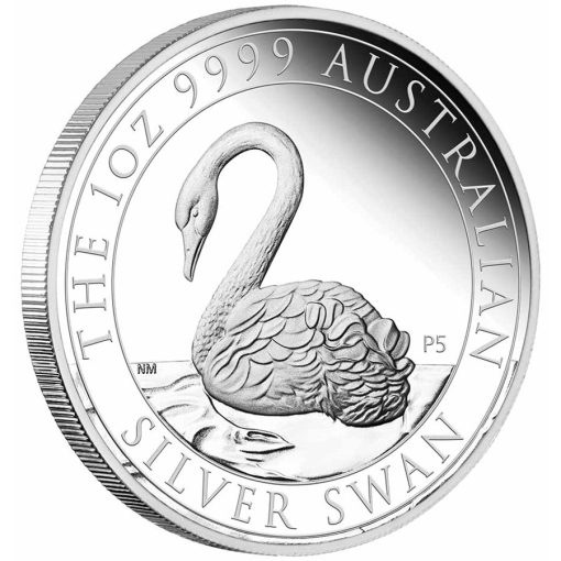 2021 (New) Australian Swan Silver 1 oz Proof Coin - Image 4