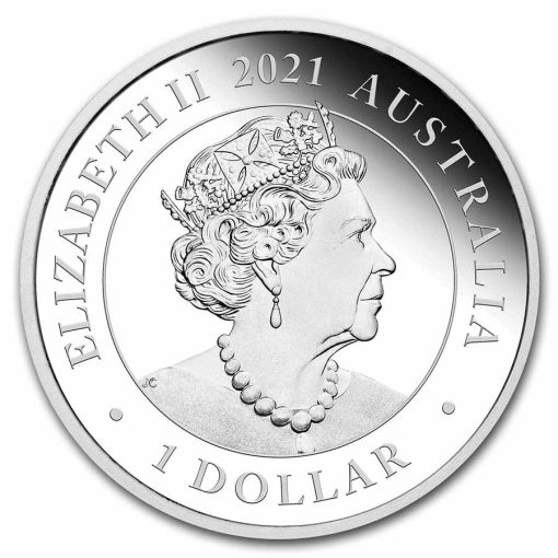 2021 (New) Australian Swan Silver 1 oz Proof Coin - Image 3