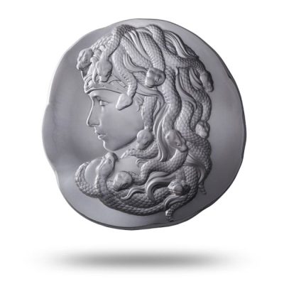(New) Canada Medusa Silver 10 oz High Relief Bar