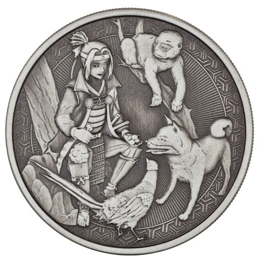 (New) Samoa MOMOTARO Silver 1 oz Antique Coin【8 Coin Set】 - Image 8