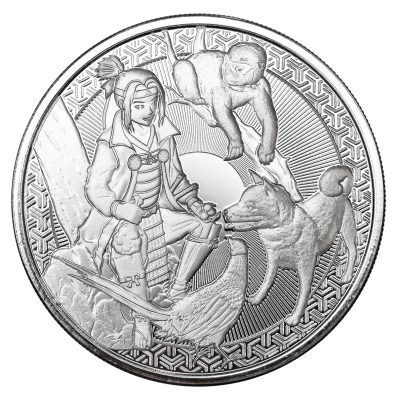 2023 (New) Samoa MOMOTARO ANIME Silver 1 oz Coin
