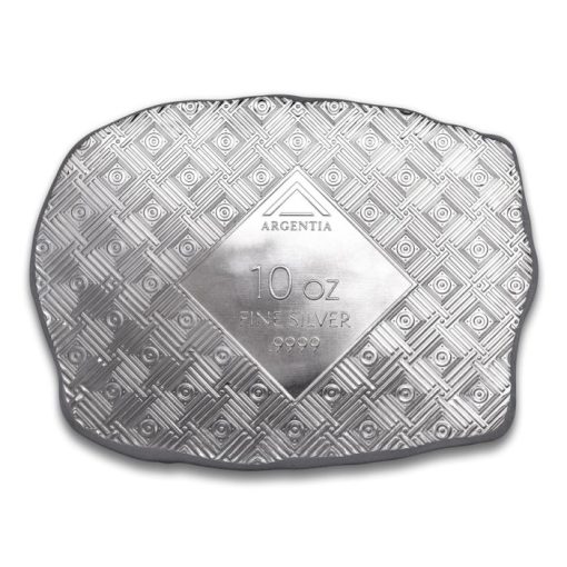 (New) Canada Winged Unicorn Silver 10 oz High Relief Bar - Image 2
