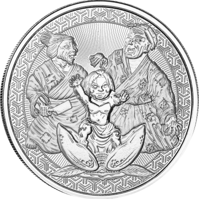 2022 (New) Samoa MOMOTARO UKIYOE Silver 1 oz Coin
