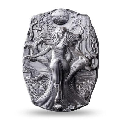 (New) Canada Goddess Mara Silver 10 oz High Relief Bar