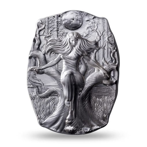 (New) Canada Goddess Mara Silver 10 oz High Relief Bar
