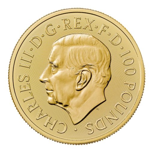 2024年 (新品) イギリス「ロイヤルチューダービースト・シーモアのユニコーン」純金 1オンス 金貨 - 画像 (2)