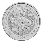 2024 (New) Great Britain The Royal Tudor The Seymour Unicorn Platinum 1 oz Coin