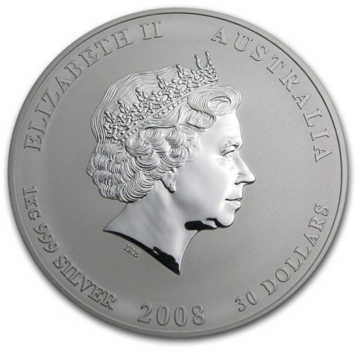2008 (New) Australian Lunar Year of the Mouse Silver 1 Kilogram Coin - Image 2
