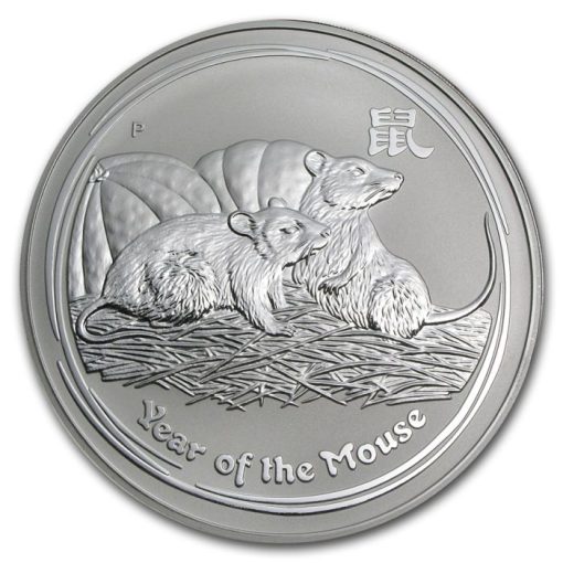 2008 (New) Australian Lunar Year of the Mouse Silver 1 Kilogram Coin
