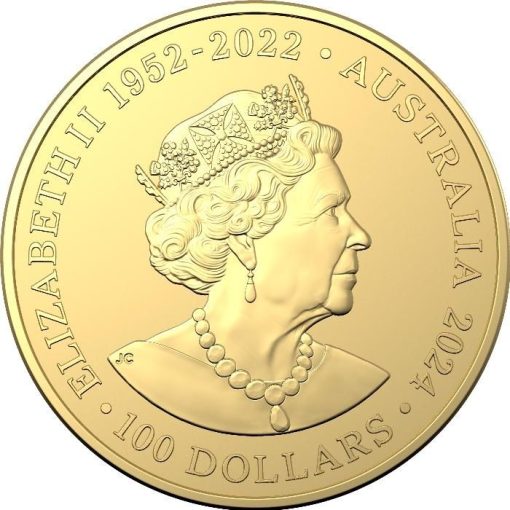 2024 (New) Australia Most Dangerous Tiger Snake Gold 1 oz Coin - Image 2