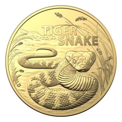 2024年 (新品) オーストラリア「タイガースネーク」純金 1オンス 金貨