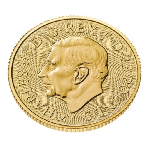 2024年 (新品) イギリス「ロイヤルチューダービースト・シーモアのユニコーン」純金 1/4オンス 金貨 - 画像 (4)