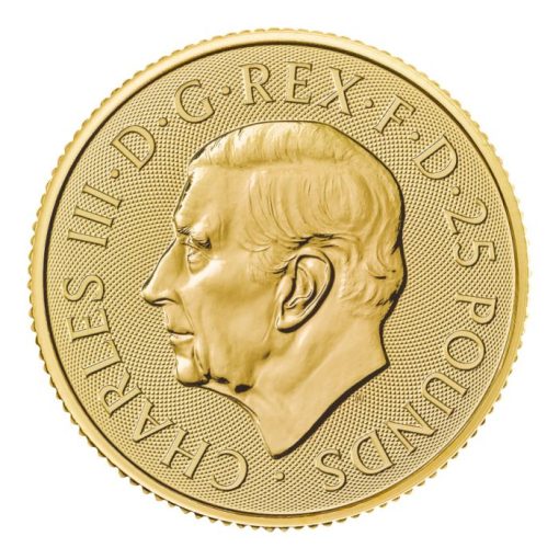 2024年 (新品) イギリス「ロイヤルチューダービースト・シーモアのユニコーン」純金 1/4オンス 金貨 - 画像 (2)