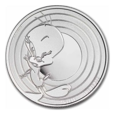 2023年 (新品) サモア「ルーニー テューンズ・トゥイーティー」純銀 1オンス 銀貨