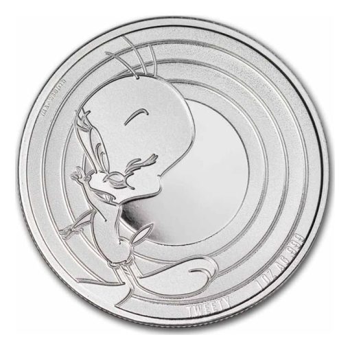2023年 (新品) サモア「ルーニー テューンズ・トゥイーティー」純銀 1オンス 銀貨