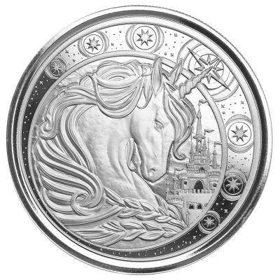 2023 (New) Ghana Unicorn Silver 1 oz Coin